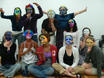 Mask art therapy